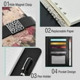 thumbnail image 4 of Leather Notebook with Pen Holder Writing Notepad Includes 100 Pages Lined Journal Beautiful and Detailed Deer, 4 of 6
