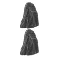thumbnail image 1 of UPOUART 2Pcs Artificial Rocks for Garden Landscape with High Durability and Natural Grey Finish, 1 of 8