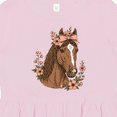 thumbnail image 4 of Inktastic Horse Girl Flowered Cute Girls Toddler Dress, 4 of 5