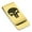 Gold, variant on Stainless Steel Punisher Classic Slim Money Clip Credit Card Holder