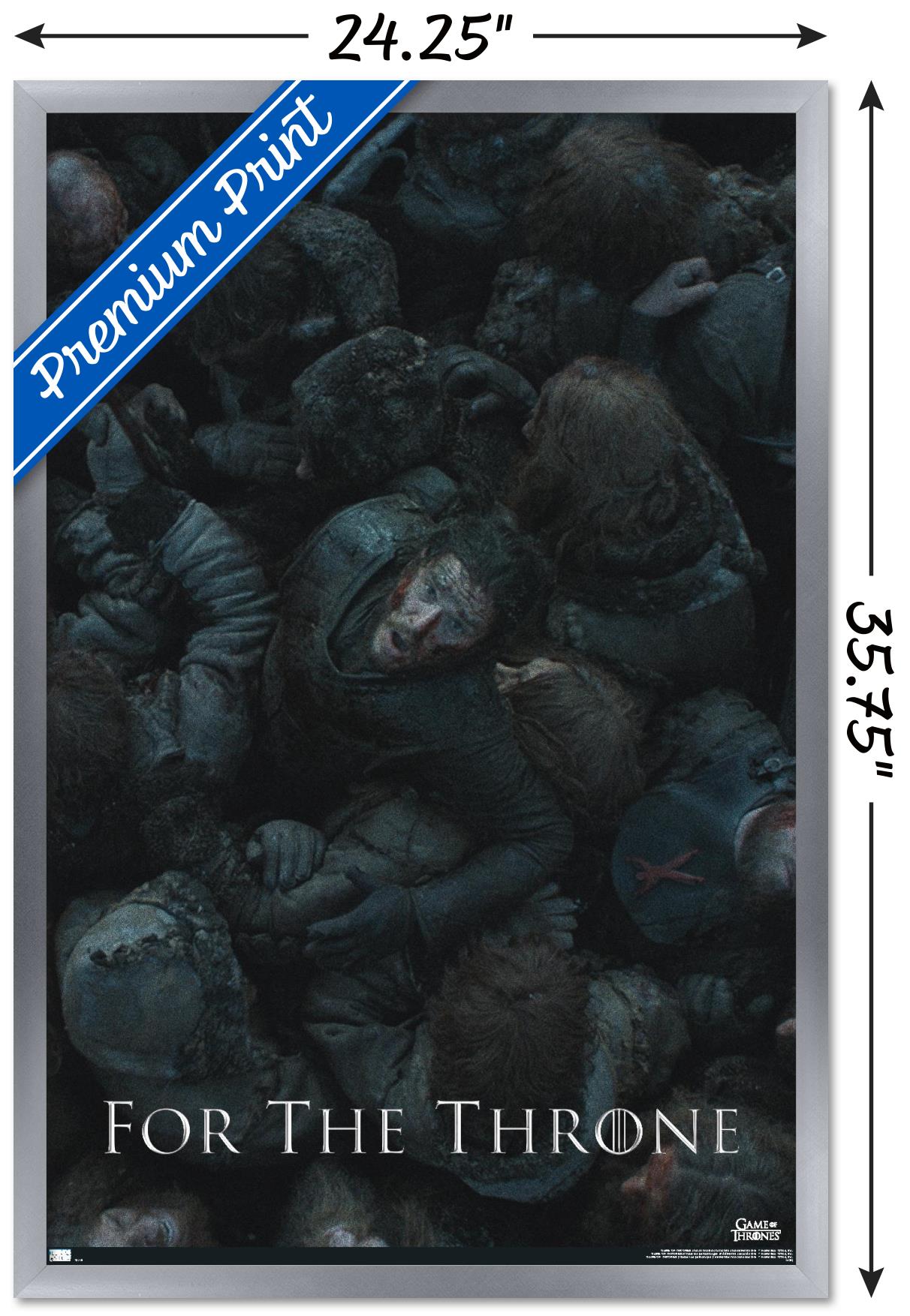 Game of Thrones - The Battle Wall Poster, 22.375" x 34", Framed