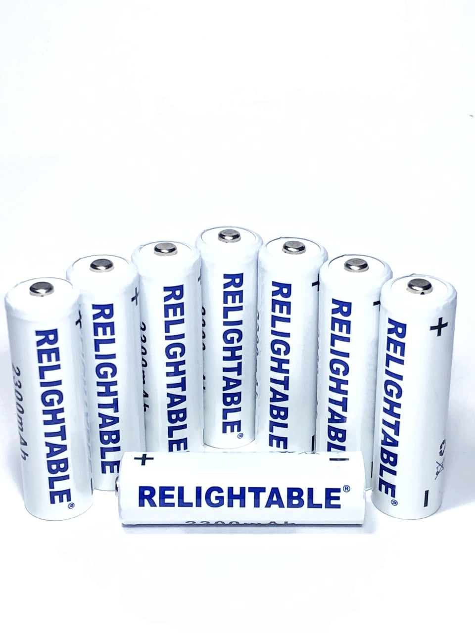 RELIGHTABLE Rechargeable AA Batteries Ready2Charge 2300mAh NiMH Battery (8 Pack AA)