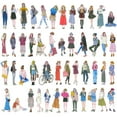 thumbnail image 2 of Wrapables Fashion Women People Vinyl Stickers for Scrapbooking, Journaling, Water Bottles, 100pcs, Lifestyle Ladies, 2 of 9