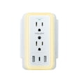 thumbnail image 1 of Power Strip SUREANCE de 6 salidas con luz nocturna y 3 puertos USB 1050J, 1 of 7