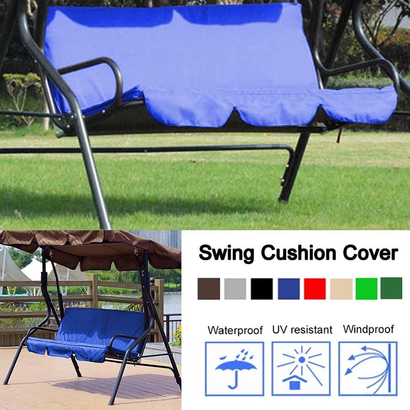Patio Swing Cushion Cover, Waterproof Swing Seat Cover Replacement