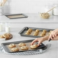 thumbnail image 2 of Premium Non Stick Silicone Baking Mats Quarter Sheet Toaster Oven Liner Small,Set Of 2 Mats (Size 8.5" - 11.5"), 2 of 4