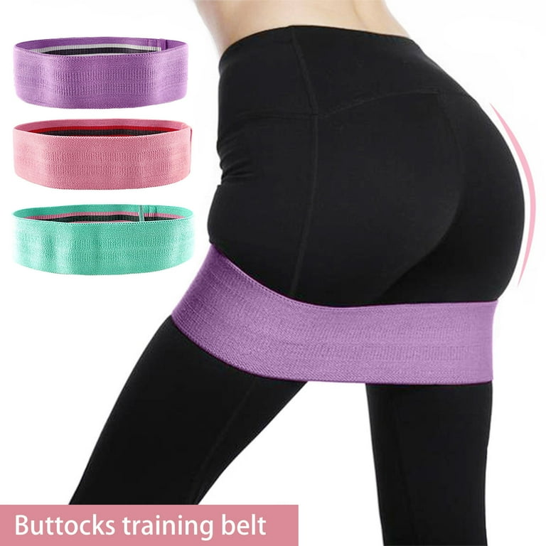 LINASHI Curves Resistance Bands Resistance Band Legs Glutes Building Lifting Stretch Strength Training Yoga Gym Workout Exercise Elastic Booty Band