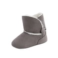 thumbnail image 2 of FOCUSNORM Baby Winter Snow Boot Solid Color Fleece Boot with Nonslip Sole, 2 of 9