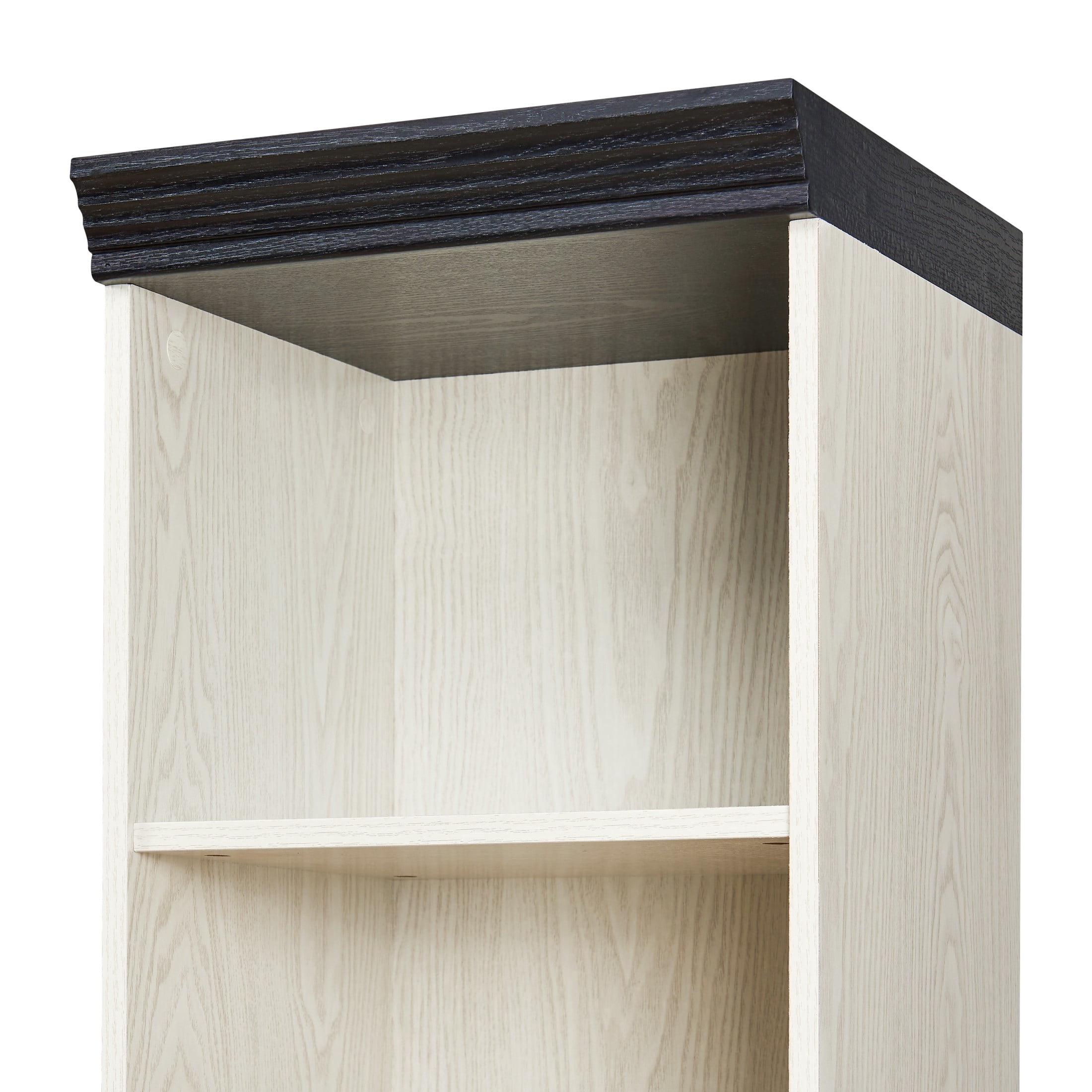 GDF Studio Calis 70.86" Tall Free Combination Modular Wood Storage Cabinet, Cube Display Cabinet Bookshelf, White Oak