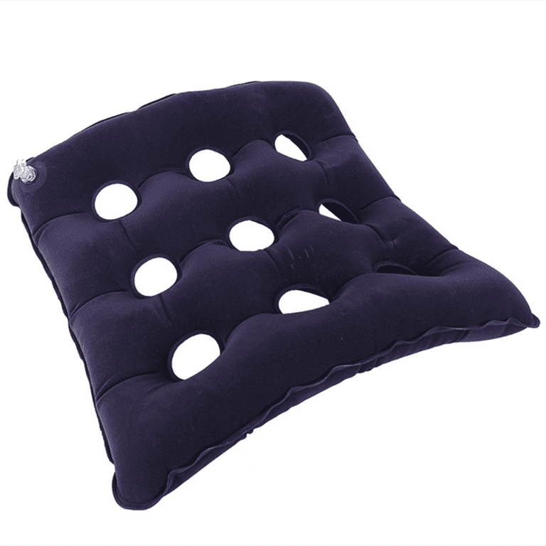 Air Inflatable Seat Cushion Coccyx Seat Cushion for Bariatric Wheelachair Office Chair. Medical Cushion Helps Relieve Tailbone Sciatica Pain and