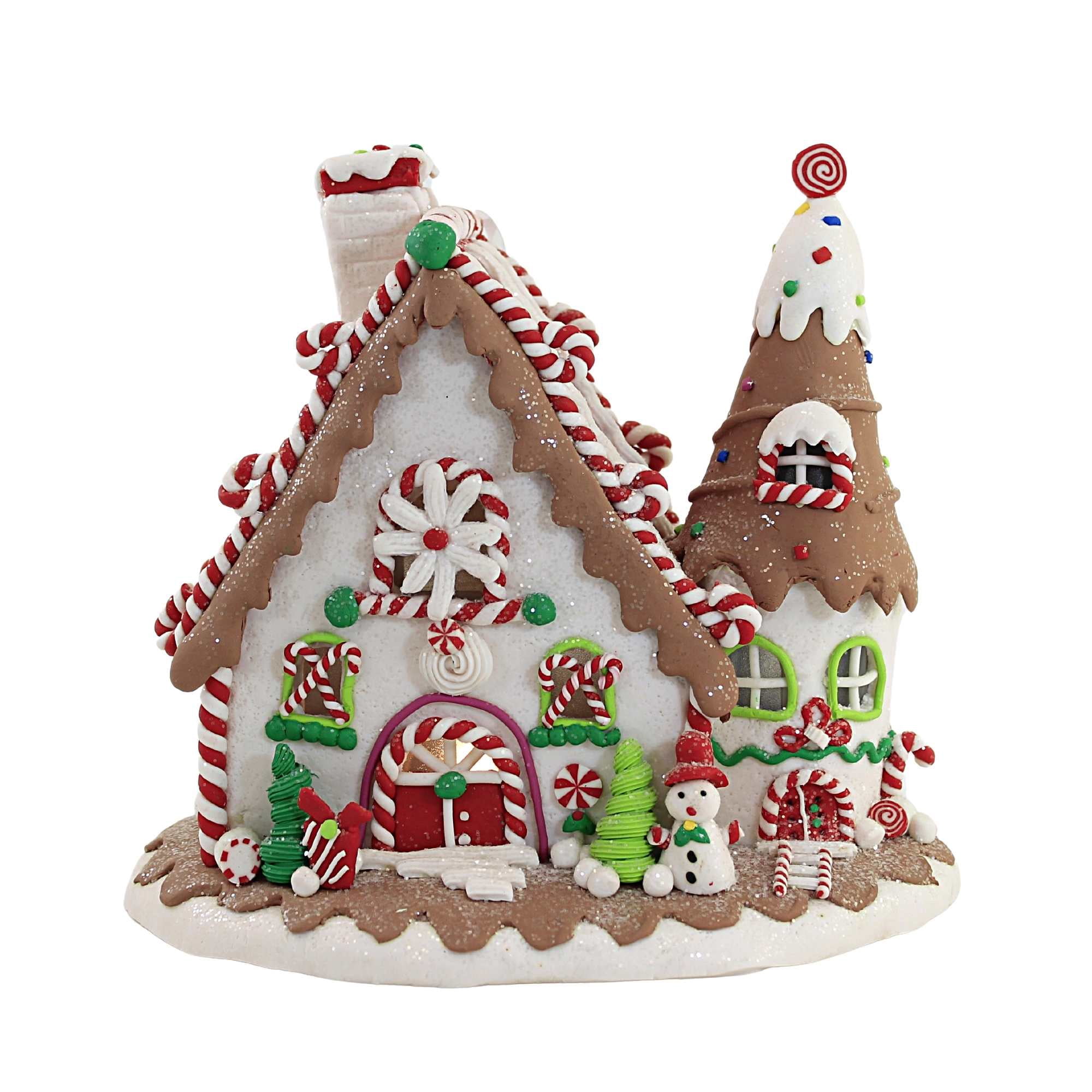 Kurt Adler Christmas Gingerbread House 7" LED & Timer New 2020 You Pick 