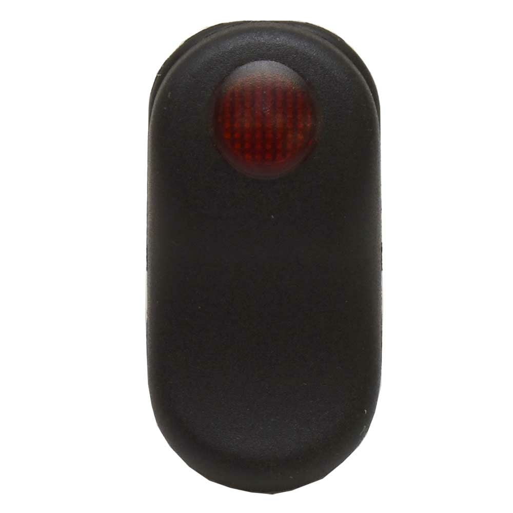On/Off/On Boat Rocker Switch | Blank 7 Spade Red Illuminated