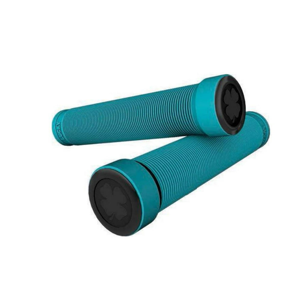 LUCKY SCOOTER HANDLE GRIP Pair of 2 VICE GRIPS Teal