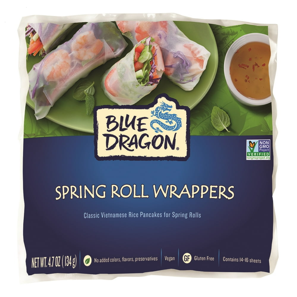 Blue Dragon Spring Roll Wrappers, 4.7 oz