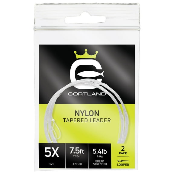 Nylon Tapered Leaders - 2 Pack