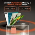 thumbnail image 6 of 15.6 Inch Gaming Laptop Computer, AMD Ryzen 7 5825U, 16GB DDR4 , 512GB SSD, Win 11 Pro, Fingerprint & Backlit KB, 6 of 9