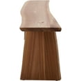 thumbnail image 7 of 48” Wooden Dining  Solid Natural Edge Wood Dining  Indoor Kitchen Table Benches Entryway Benches for Rustic Home Décor Furniture, 7 of 7