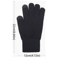 thumbnail image 3 of Ikeay Winter Gloves for Men Women Upgraded Touchs Screens Antis Slip Silicone Gel Elastic Cuff Thermal Soft Knit Linings Black,Winter Gloves,Gloves,Clearance Sale, 3 of 9