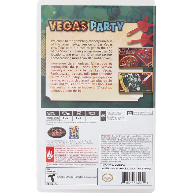 Vegas Party [Nintendo Switch] NEW - Walmart.com