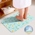 thumbnail image 4 of SKYSONIC Non-Slip 3 Piece Bathroom Rug Set Narcissus Flower with Branch Soft Contour Rug + Toilet Lid Cover + Bath Mat for Bathroom Decor, 4 of 6