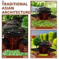 thumbnail image 2 of BRIGHTFUFU Estatua de jardín de pagoda en miniatura para decoración de jardín zen japonés para decoración de peceras y figuras de bonsái para accesorios de meditación y decoración de micropaisajes, 2 of 7