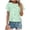 Light Green, variant on Womens Summer Tops Shirt Summer Women Girls Light Long Sleeve Shirts Top with Buttons Women Silk T Shirts Ladies Casual Tops Long Sleeve Fit Cool Womens Dark Undershirt Sparkly Misses XXXL