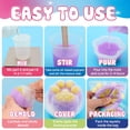 thumbnail image 3 of Kit Squishy ColoPlay Taba de silicona para aliviar el estrés, 100 ml, 3 of 7