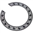 thumbnail image 3 of Etiqueta Engomada de la Rose del Agujero Sonido para Piezas Guitarra CláSica AcúStica Negro + Plata, 3 of 10