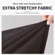 thumbnail image 4 of Funda de sillón reclinable, impermeable, 100% doble, para sofá, color marrón, 4 of 4