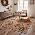thumbnail image 2 of GENIMO 5'x7' Halloween Area Rug for Living Room, Washable Non Slip Soft Farmhouse Pumpkin Indoor Rug for Bedroom Dining Room Home Office, Vintage Caramel, 2 of 6
