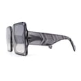 thumbnail image 4 of Mod Womens Exposed Lens Rectangle Butterfly Fashion Sunglasses Slate Smoke, 4 of 4