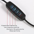 thumbnail image 3 of Lampe de Bureau LED, Bras Oscillant avec Pince, Base Ronde, 3 Éclairage 10 Modes d'Entretien des Yeux de Luminosité, Lampes de Bureau de Lecture à 360 Tours pour, 3 of 8