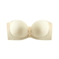 thumbnail image 5 of Front Closure Strapless Bras for Women Wireless Seamless Push Up Bra Bandeau Bra, 5 of 5