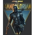 thumbnail image 2 of Women's Star Wars: The Mandalorian Clan of Two Racerback Tank Top Black Heather Large, 2 of 4