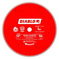 Freud D1296N Diablo 12" 96 Tooth TCG Non-Ferrous Miter Saw Blade 1" Arbor