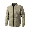 thumbnail image 1 of Styesk Vestes pour Hommes Mode Décontractée Couleur Unie Poches Veste Manches Longues Sans Capuche Manteau Décontracté, 1 of 7