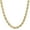 Yellow Gold, variant on Cylinder Link 360 Iced Out CZ Hip Hop Bling Bling Chain