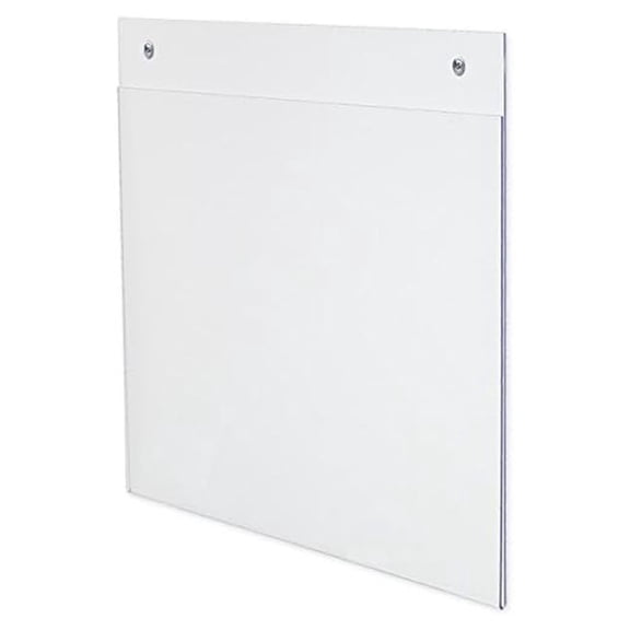 6-Pack Acrylic 11 x 8.5 Wall Mount Sign Holders
