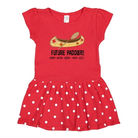 

Inktastic Canoe Boating Future Paddler Gift Baby Girl Dress