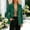 Green, variant on Women Long Sleeve Jacket Baeitkot Solid for Women Business Casual Long Sleeve Lapel Open Front Suit Jacket Work Blazer with Pockets Brown XXL