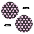 thumbnail image 2 of Picia Pink Groovy Disco Ball for Compact Vanity Mirror , Travel Makeup Mirror , Portable Magnifying Cosmetic Mirror for Daily, Work, Business-Round Shape, 2 of 9