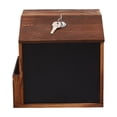 thumbnail image 2 of Buzón de Sugerencias de Madera, Buzón Rústico para Recoger Propinas, con Cerradura, Fácil de Usar, Buzón para Donaciones, Buzón para Comentarios, para, 2 of 7