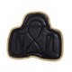 thumbnail image 4 of Almohadilla de silla de montar transpirable antideslizante de cuero PU práctica para montar a caballo Negro, 4 of 9