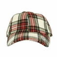 thumbnail image 2 of WITHMOONS Baseball Cap Tartan Plaid Check Winter Cotton Hat KR11087 (Green)KR11087Green, 2 of 5