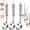 3pcs, variant on 2027 New Stainless Steel Meatball Maker, Meatball Maker Spoon, Meatball Spoons, Stainless Steel Meatball Maker Spoon with Hole Convenient Storage Design Long Handle Spoon for Kitchen, Bar