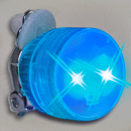 Shamrock Led Pins - FlashingBlinkyLights Set of 25 Assorted Round Blinking LED Clip On Pins