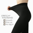 thumbnail image 3 of G&Y Fleece Lined Tights for Women -200D Therma Leggings Opaque Warm Winter Pantyhose, Black XL, 3 of 7