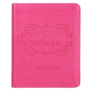 CAROLYN LARSEN One-Minute Devotions for Women Pink Faux Leather