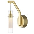 thumbnail image 2 of CWI Lighting Olinda Lampe Murale Intégrée Satin Doré, 2 of 6