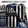 thumbnail image 4 of US Flag Nurse Throw Blanket Gifts for Women Girls Nurses, America Retro Decoration for Home Bedroom Living Room Office Dorm, Soft Comfort Lightweight Throw Blankets Black 50"x60", 4 of 5